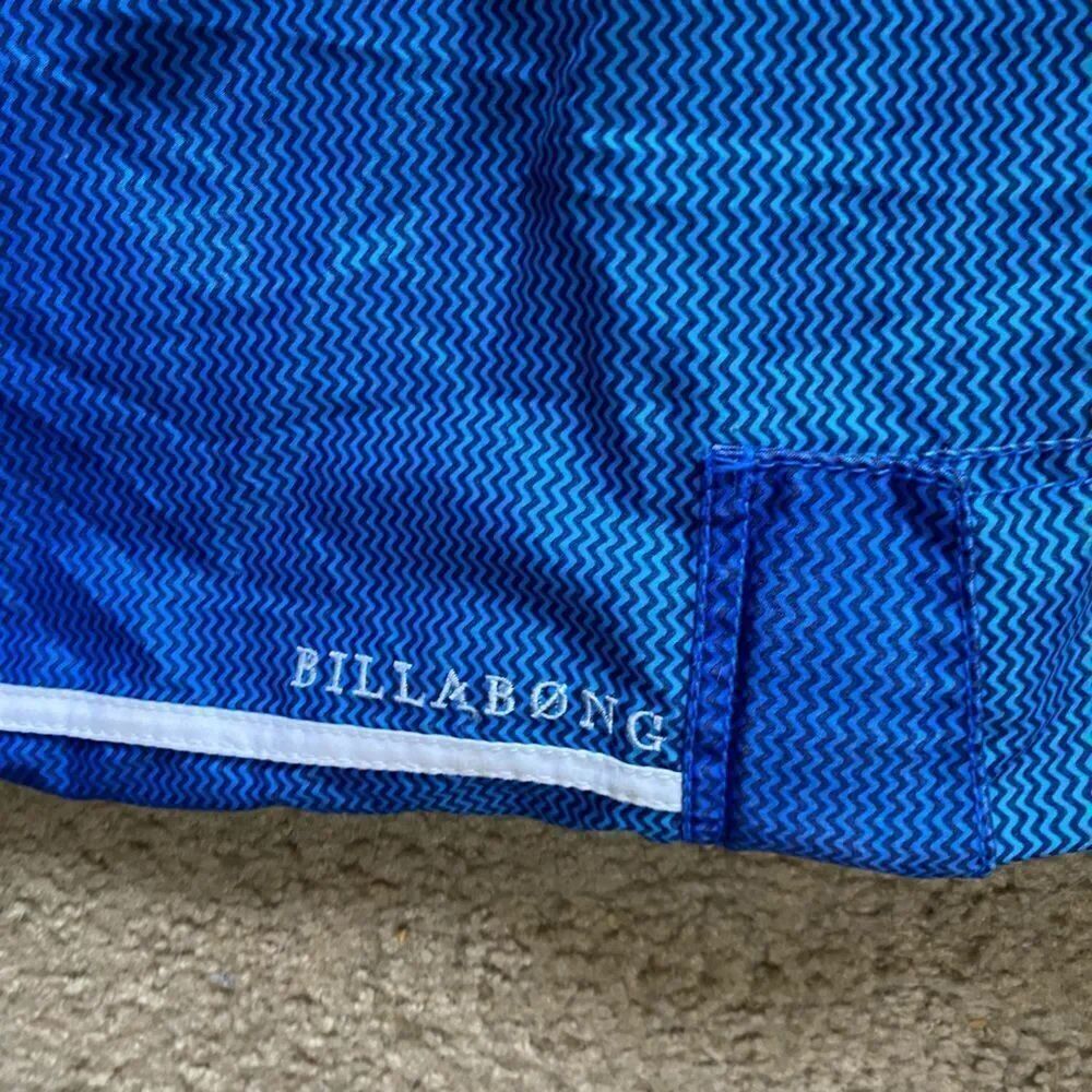 Billabong Blue Swim Trunks - Picture 5 of 7